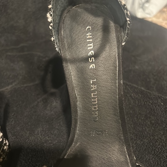 COPY - Chinese Laundry Chic Tweed Towering Sky High Chunky Heel Platform Never … - Picture 4 of 6